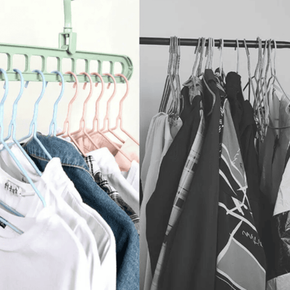 Gancho Ahorrador 9 en 1 😱 80% Más de espacio