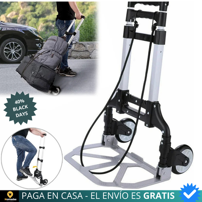Carretilla plegable transporte hasta 80Kg