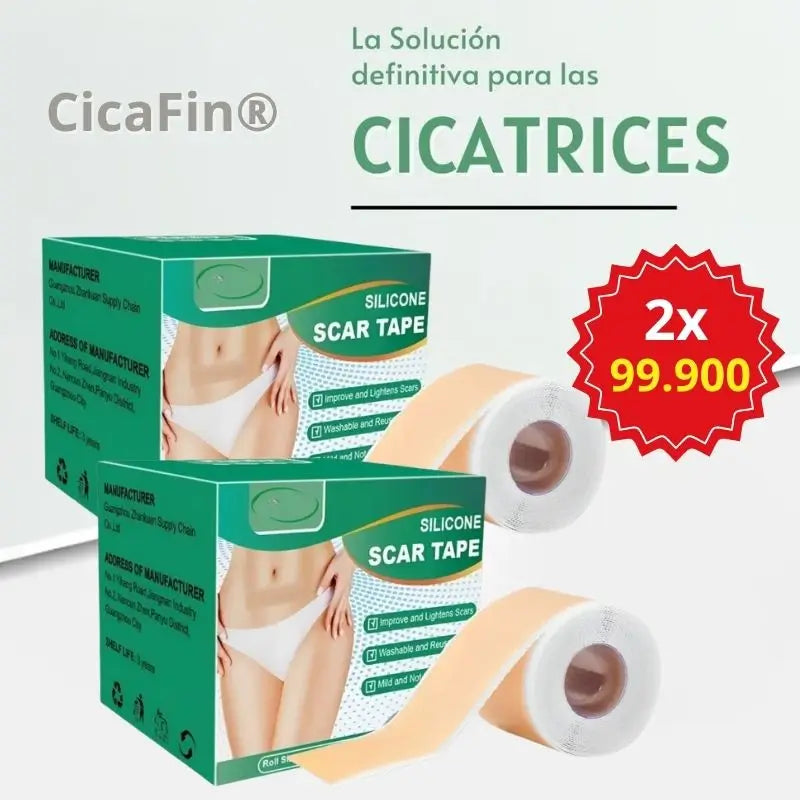 CicaFin® x2 - Reduce la apariencia de cicatrices