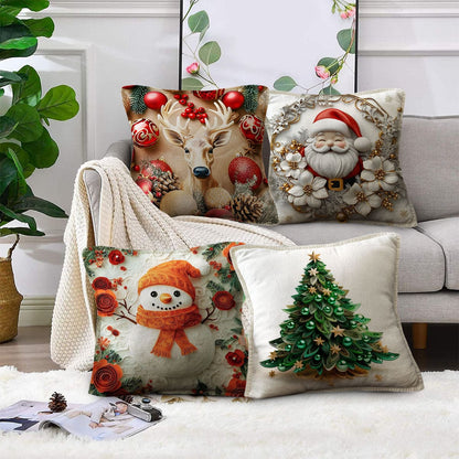 ✨ Los únicos cojines navideños que iluminan tu hogar con luces LED cálidas ✨