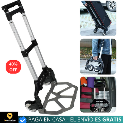 Carretilla plegable transporte hasta 80Kg