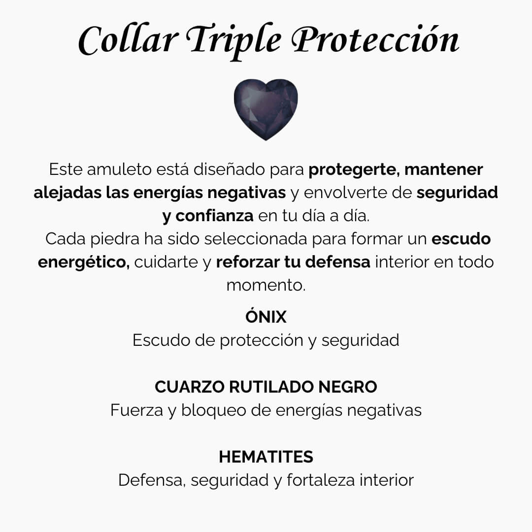 Collar triple protección
