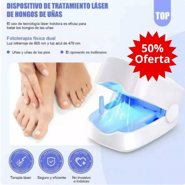 👣LÁSER PORTÁTIL ELIMINA ONICOMICOSIS EN 7 DÍAS 💫 - !LLEVATE 2X1 HOY!