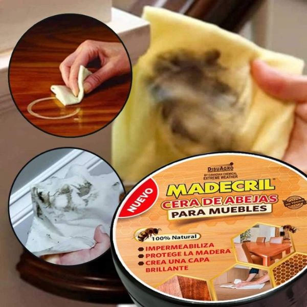 2x1 Cera restauradora para Muebles y Tapicerías l Beewax MadeCril™