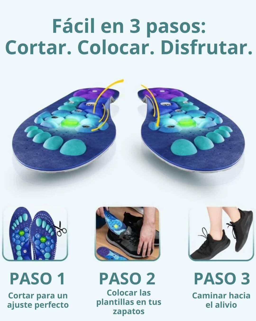 ¡Despídete del dolor de pies y camina con energía todo el día!