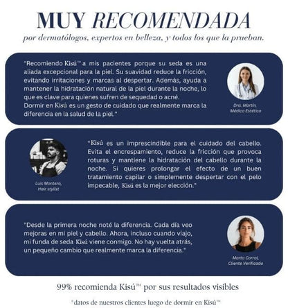 2 FUNDAS ALMOHADA SEDA SATINADA + 2 SCRUNCHIES