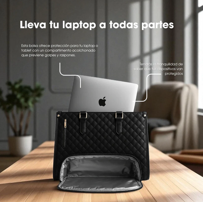 Bolso 2 en 1 Elegante con Compartimento Térmico + JOYERO MINI DE REGALO