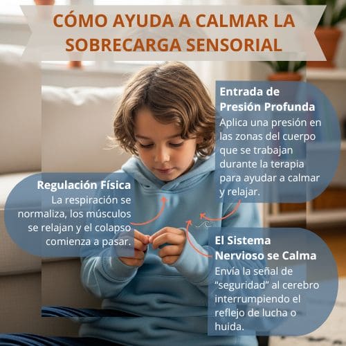 La sudadera calmante Nice Calm™ apoyo sensorial en cada abrigo