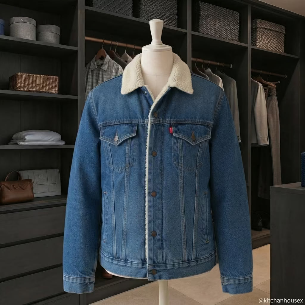 Chaqueta Hombre Jean ovejera