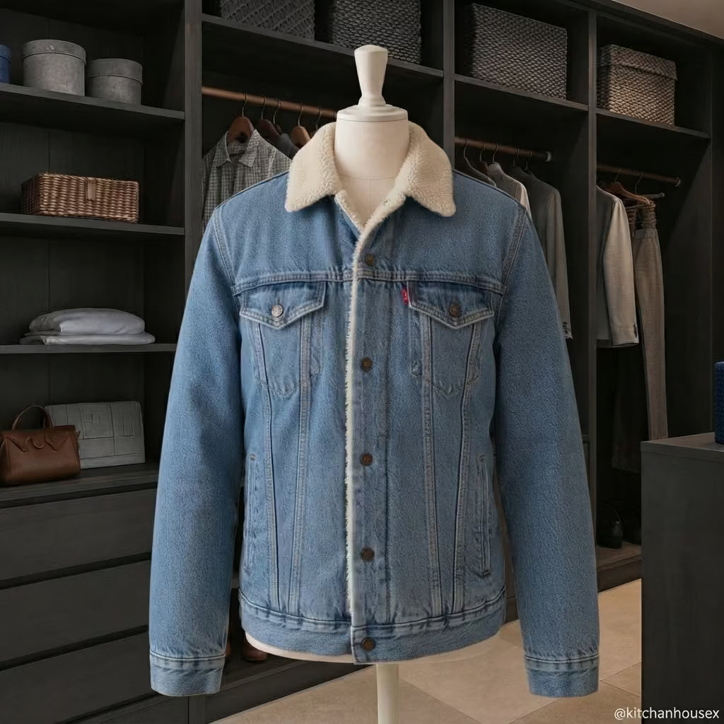 Chaqueta Hombre Jean ovejera