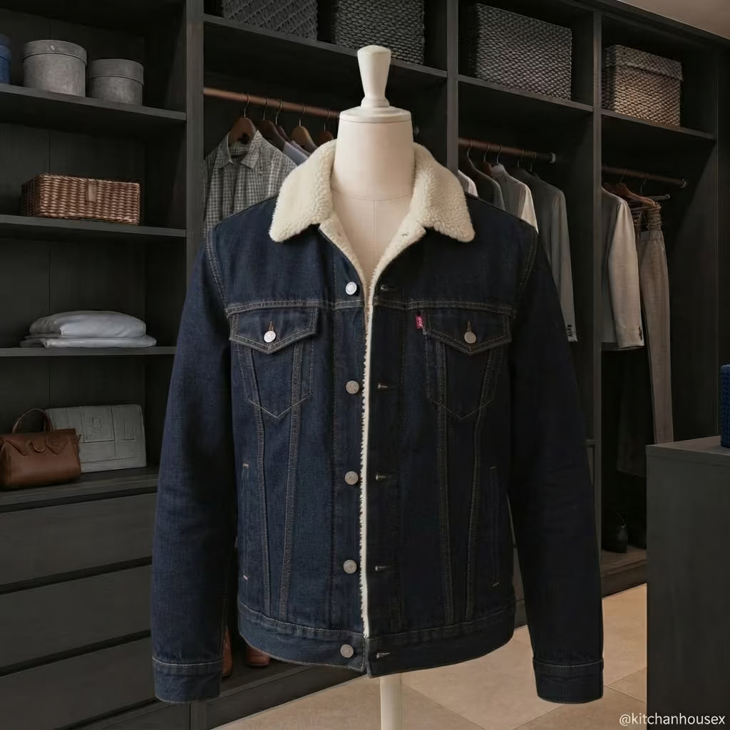Chaqueta Hombre Jean ovejera