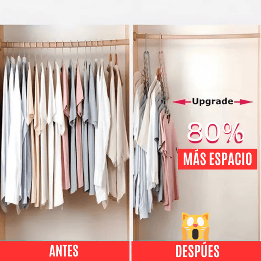 Gancho Ahorrador 9 en 1 😱 80% Más de espacio