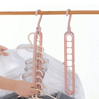 Gancho Ahorrador 9 en 1 😱 80% Más de espacio