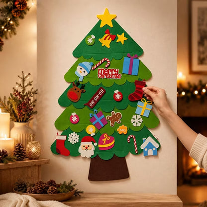 Arbol de navidad decorable Montessori - Para niños