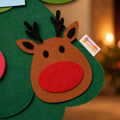 Arbol de navidad decorable Montessori - Para niños