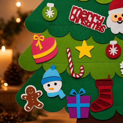 Arbol de navidad decorable Montessori - Para niños