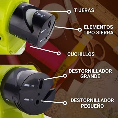 Afilador electrico de cochillos tijeras y herramientas