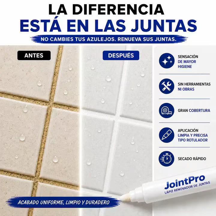 Lápiz Blanqueador de Juntas para Azulejos - JointPro™