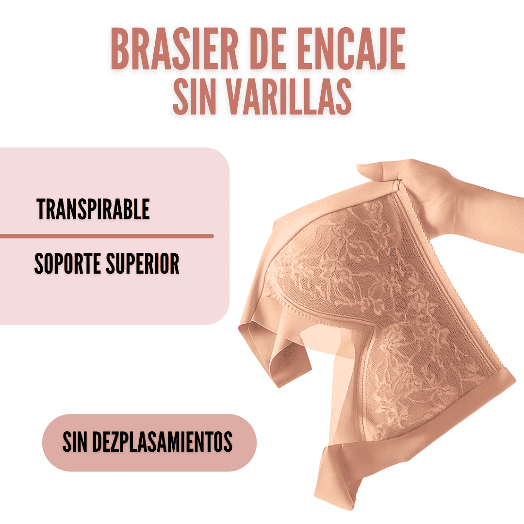 2x1 Brasier de Encaje Sin Varillas: Comodidad que te hace sentir linda